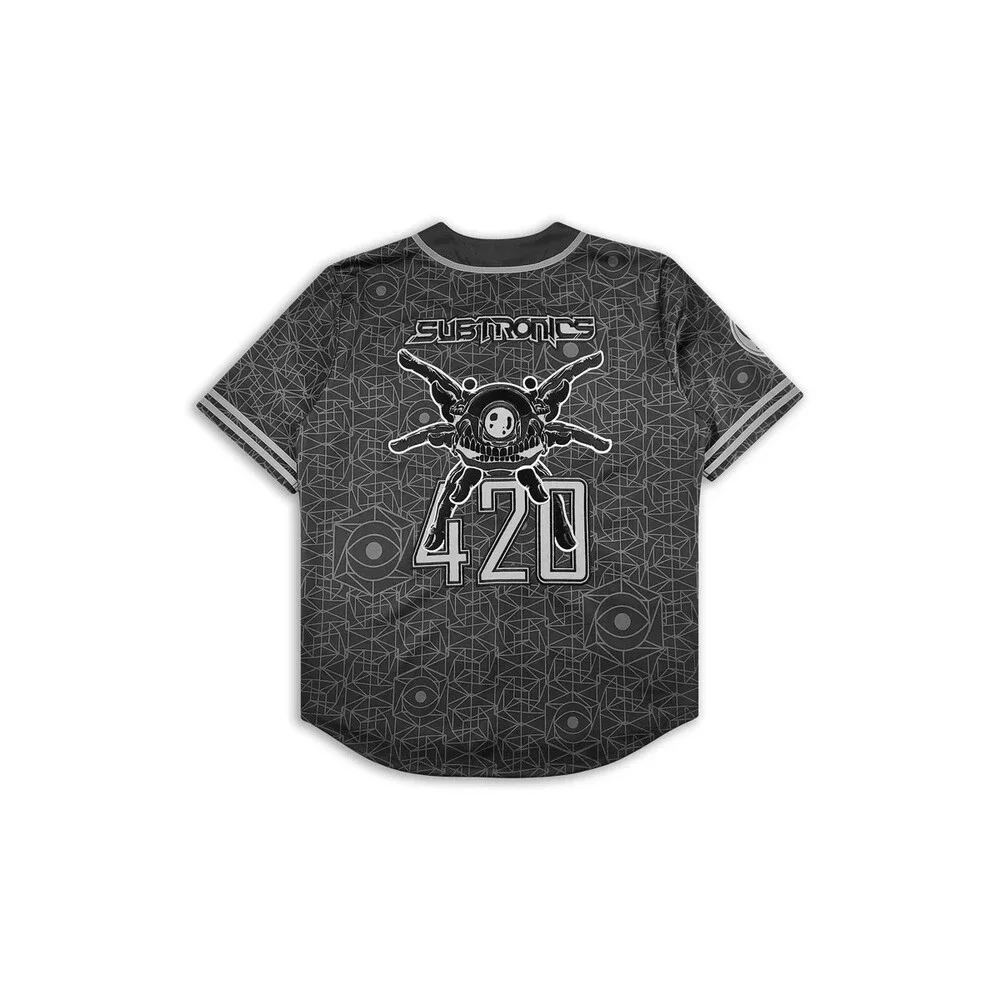 SUBTRONICS - CYCLOPS ARMY 420 BASEBALL JERSEY Size M Medium